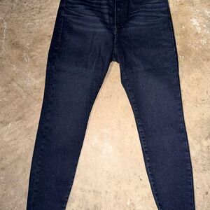 Good-american Women's Blue and Navy Jeans